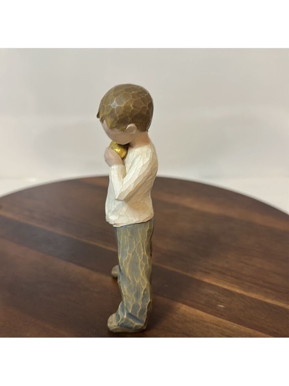 Willow Tree Boy Heart of Gold Figure Boy holding Heart Figurine - Picture 4 of 5